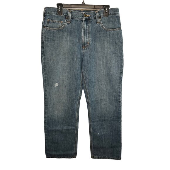 Carhartt Men's size 34x30 Relaxed Fit Straight Denim Jeans 11483-980 - Picture 1 of 12